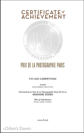 certificate px3